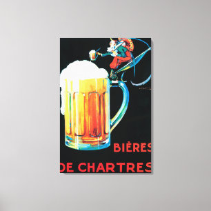 Toile Bières d'affiche promotionnelle de Chartres