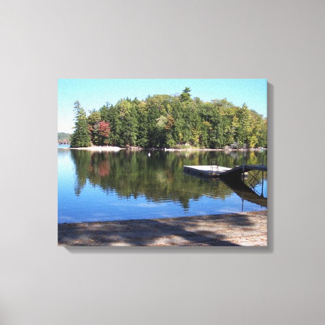 Toile Big Sebago Lake 2, Maine (Recto)