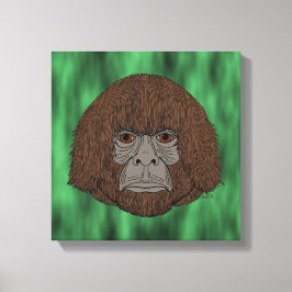 Toile Bigfoot Portrait 2 (Comme l'Homme)