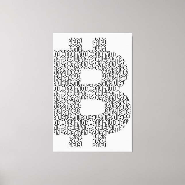 Toile Bitcoin simple (Recto)