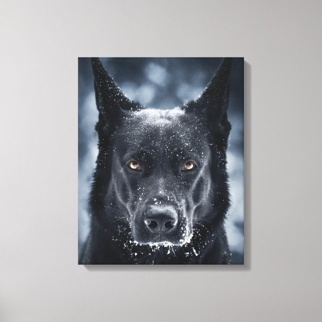 Toile Black German Shepherd (Recto)