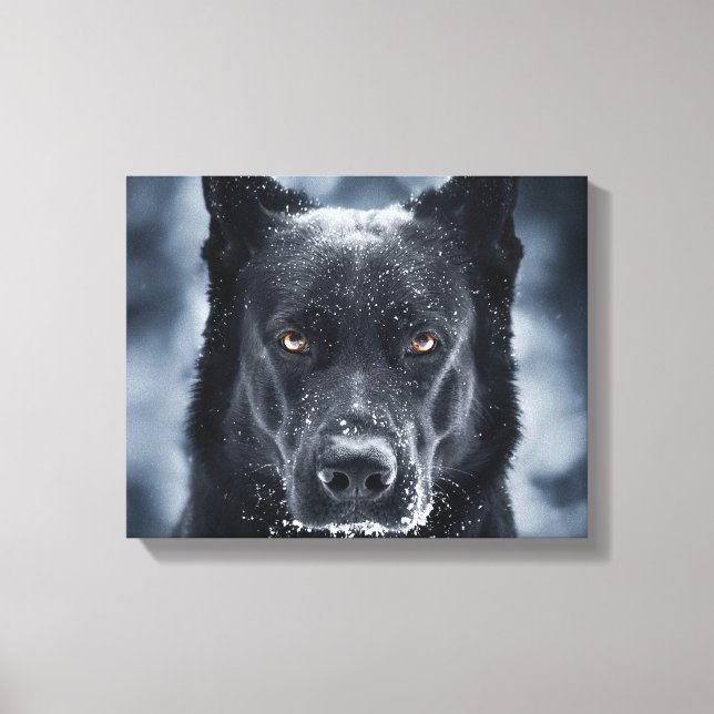 Toile Black German Shepherd (Recto)