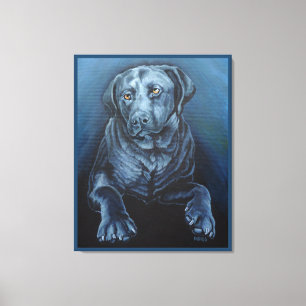 Toile Black Labrador Art Imprimer Français Retriers Impr
