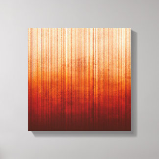 Toile Blanc jaune orange rouge bordeaux rayé Abstrait