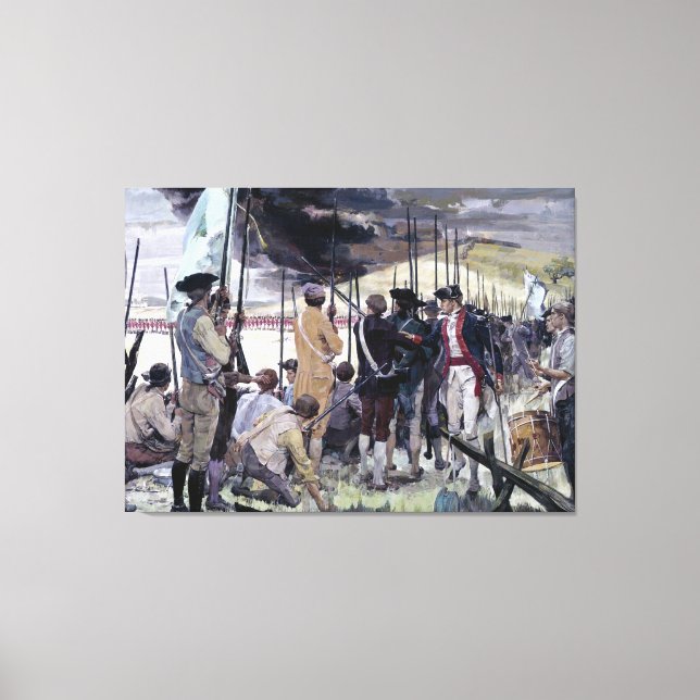 Toile Blancs des yeux par Ken Riley Imprimer (Recto)