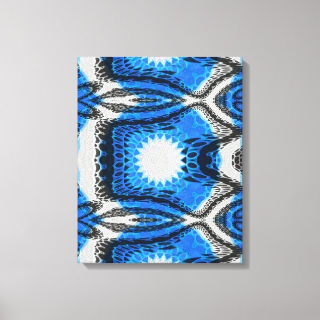 Toile Bleu atomique (Recto)