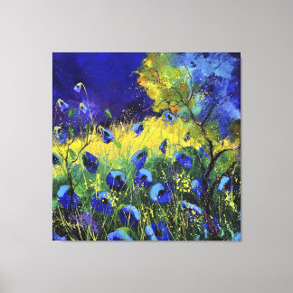 Toile Bleu automne, Art