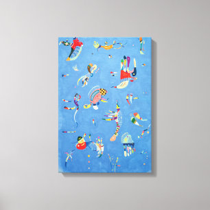 Toile Bleu de ciel par Wassily Kandinsky