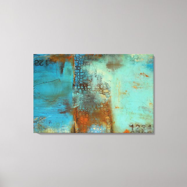 Toile Bleu deja (Recto)