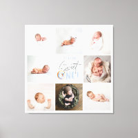 bleu doux un beigne 1er anniversaire multi photo
