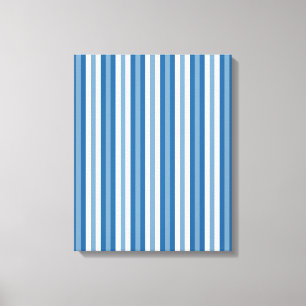 Toile Bleu et blanc d'arrière - plan de rayures