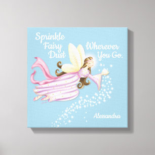 Toile Bleue Fée Magique