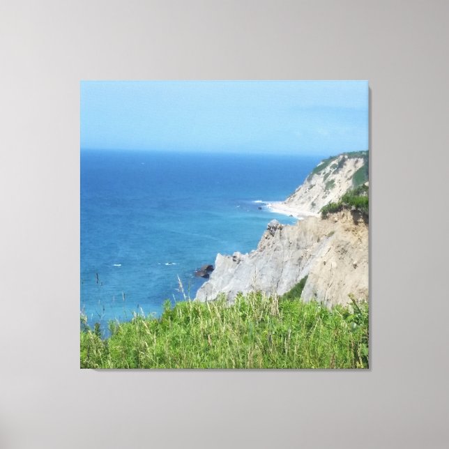Toile Block Island Bluffs - Block Island, Rhode Island (Recto)