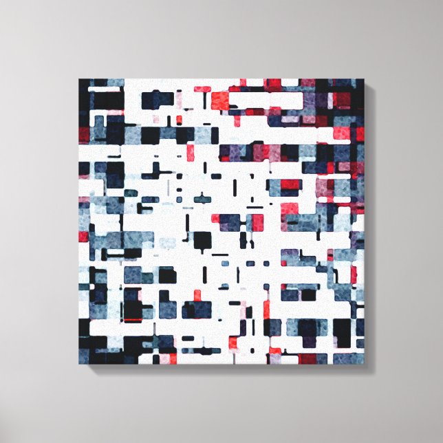 Toile Blocs numériques (Recto)