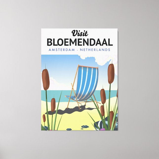 Toile Bloemendaal Amsterdam Travel poster (Recto)