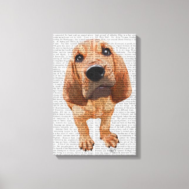Toile Bloodhound Puppy (Recto)