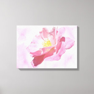 Toile Blossom Rose Cultivé Totalement Rose