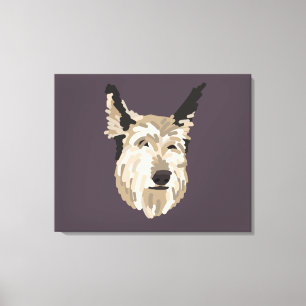 Toile Blu Portrait Canvas Art - Arrière - plan