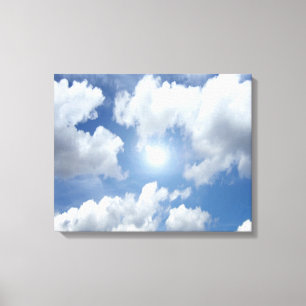 Toile Blue Heaven Nuages + vos idées