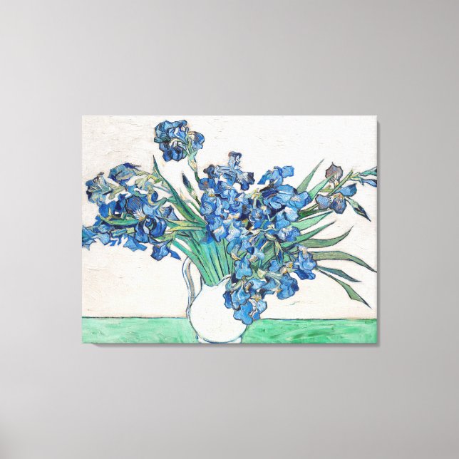 Toile Blue Irises par Vincent Van Gogh Art (Recto)