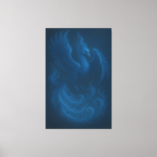 Toile Blue Moon Phoenix · Fine Art Canvas Print