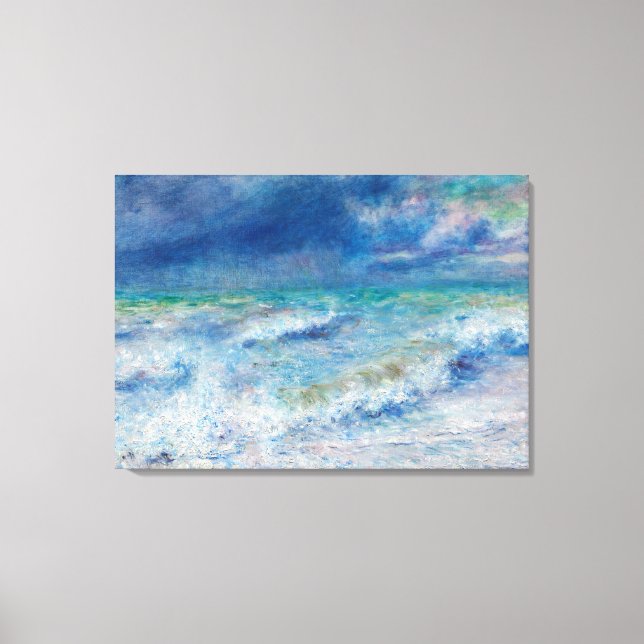 Toile Blue Seascape par Renoir (Recto)
