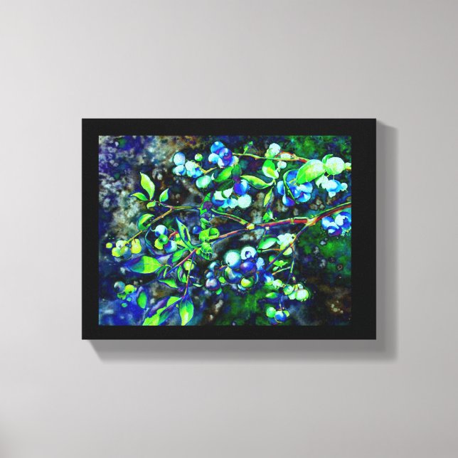 Toile Blueberges (Recto)