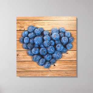 Toile Blueberry Heart