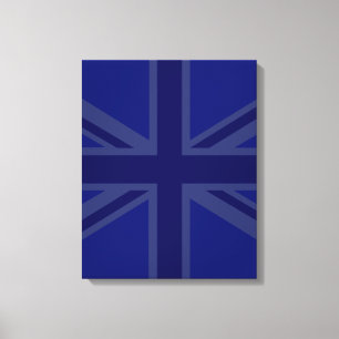 Toile Blues pour un drapeau britannique Union Jack