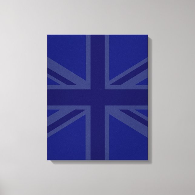 Toile Blues pour un drapeau britannique Union Jack (Recto)