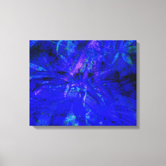Toile Blues Weed (Recto)