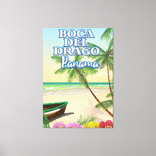 Toile Boca del Drago Panama Beach poster voyage