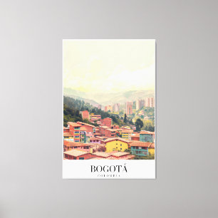 Toile Bogota Kolumbien Vintage Leinwanddruck