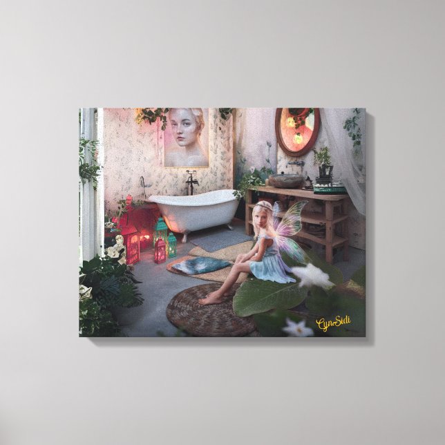 Toile "Bohemian Bath Bliss - Fairy and Feminine Elegance (Recto)