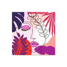Bohemian Girlline Art rose esthétique