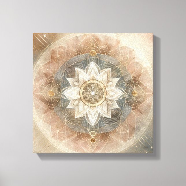 Toile Boho Celestial Mandala in Soft Harmony (Recto)