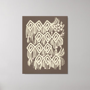 Toile Boho Macrame Hanging Peinture