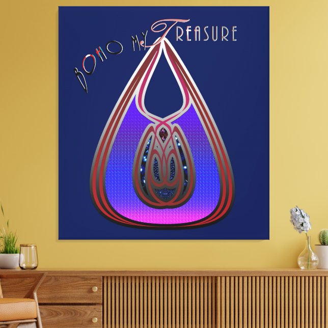 Toile Boho My Treasure (Insitu(Salon))