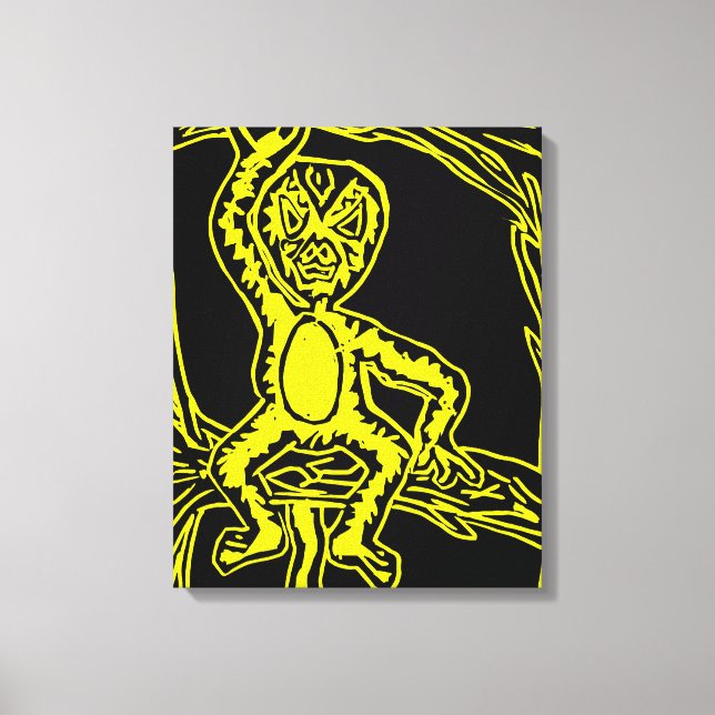 Toile bois de singe (Recto)