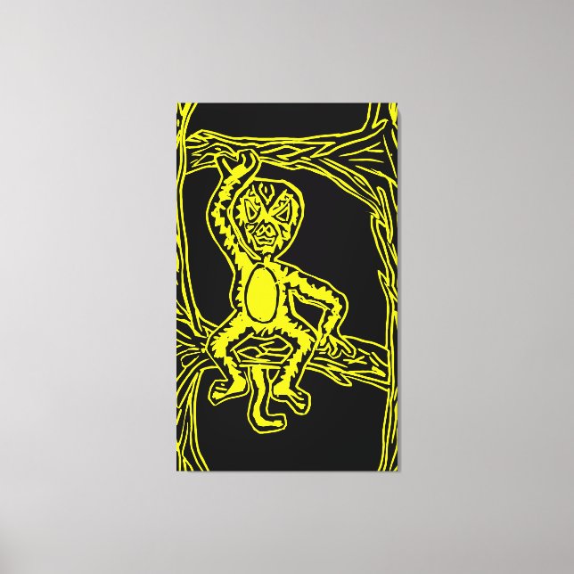 Toile bois de singe (Recto)