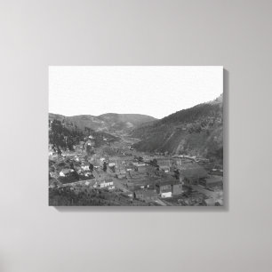 Toile Bois mort de la photographie de la colline de