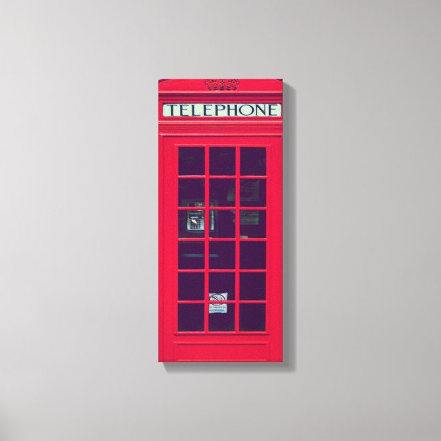 Toile Boîte téléphonique britannique d'origine (Recto)