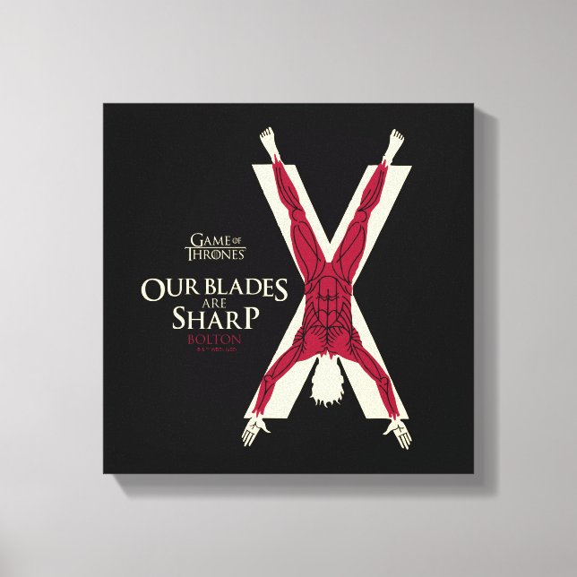 Toile Bolton Sigil - Nos Lames Sont Sharp (Recto)