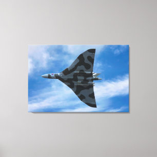 Toile Bombardier Vulcain en vol