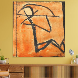 Toile Bonhomme allumette avec arc