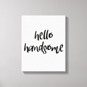 Toile Bonjour beau