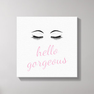 Toile Bonjour, Jolie Eyelashes