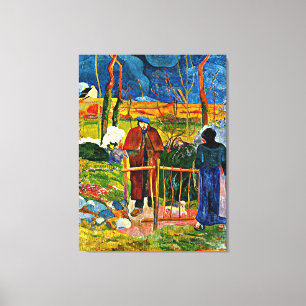 Toile Bonjour, Monsieur par Paul Gauguin