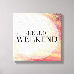 Toile Bonjour week-end 5