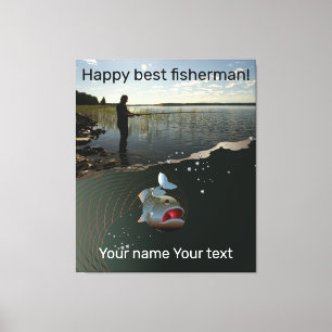 Toile Bonne pêche